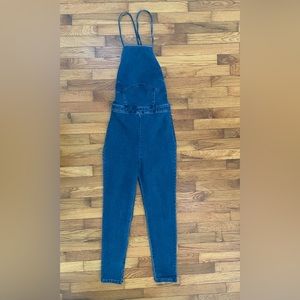 Fashion Nova Crossed My Mind Denim Jumpsuit